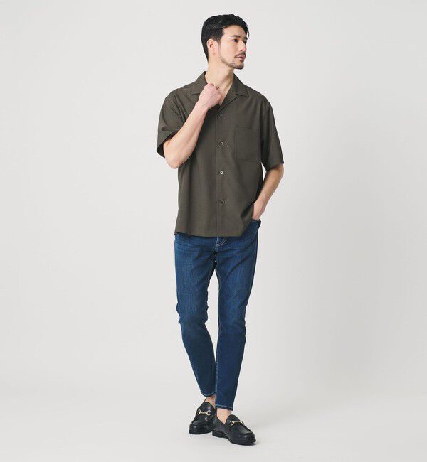 BEAUTY&YOUTH UNITED ARROWS「【WEB限定 WARDROBE SMART】 Reflax オープンカラー シャツ」|シャツ・ブラウス|