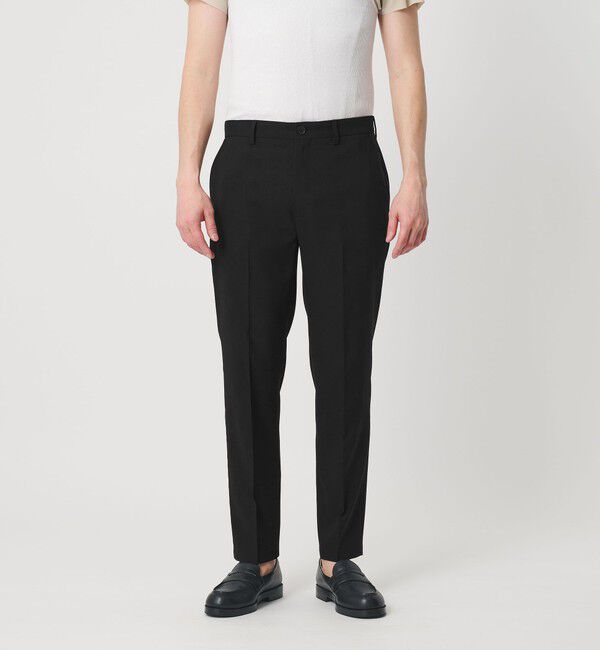 BEAUTY&YOUTH UNITED ARROWS「【WEB限定 WARDROBE SMART】 Reflax ノープリーツ スラックス パンツ」|スラックス|