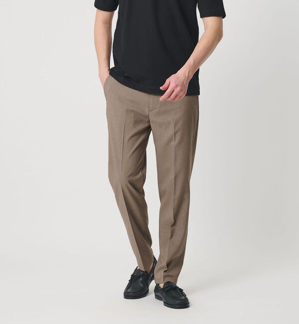 BEAUTY&YOUTH UNITED ARROWS「【WEB限定 WARDROBE SMART】 Reflax ノープリーツ スラックス パンツ」|スラックス|