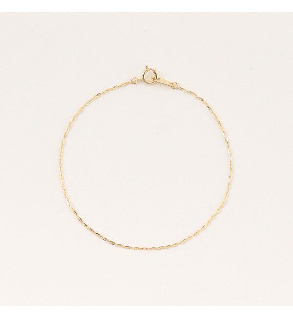 Ray BEAMS 「K10 アンカーチェーン ブレスレット」|ブレスレット・バングル|