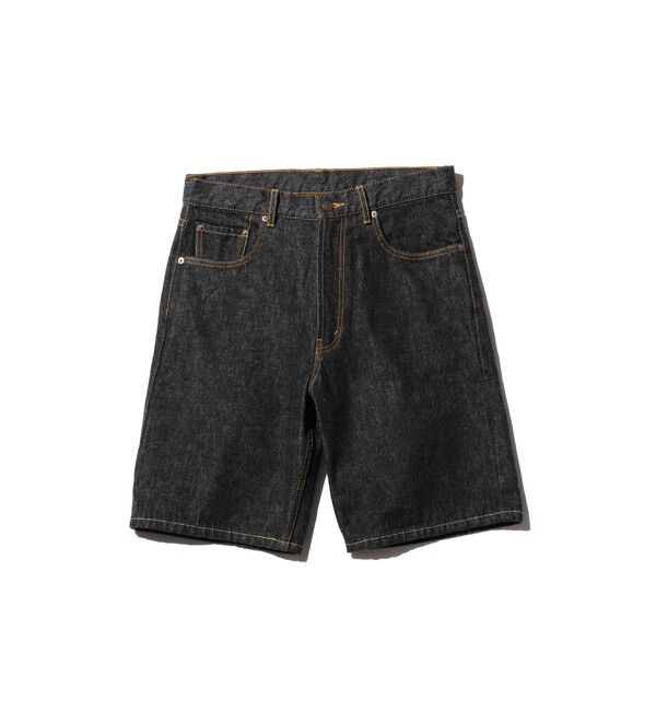 BEAMS「BEAMS PLUS / デニム 5ポケット ショーツ」|その他|BLACK