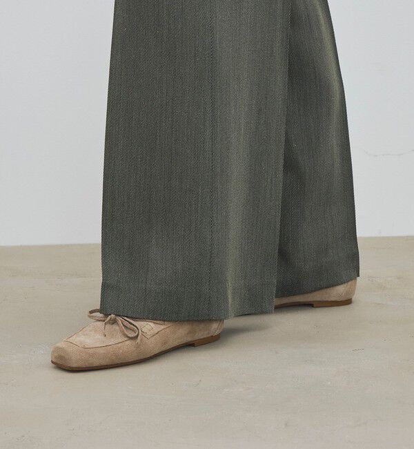 DES PRES「ハイツイストカルゼ ワンタックパンツ」|スラックス|