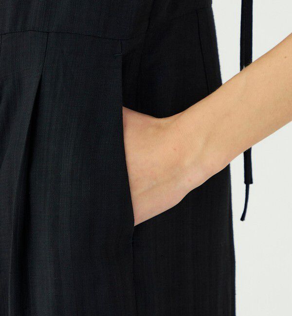 Ballsey「レーヨンリネンブッチャー タイトフィットオールインワン」|オールインワン|