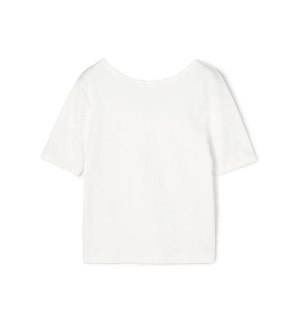 MACPHEE「シルキーリブ ボートネックプルオーバー」|Tシャツ・カットソー|11 ホワイト