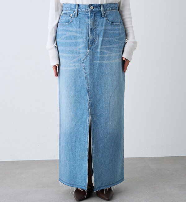  「予約【RIMH（リムエイチ）】スリットデニムスカート」|スカート|