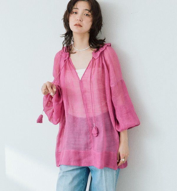  「予約【軽やかな装いのアクセントに】カラービーズネックレス」|ネックレス|