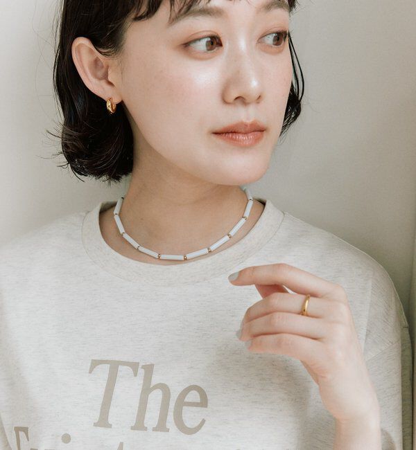  「予約【軽やかな装いのアクセントに】カラービーズネックレス」|ネックレス|