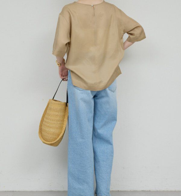  「【セットアップ対応】キュプラTeeブラウス」|シャツ・ブラウス|