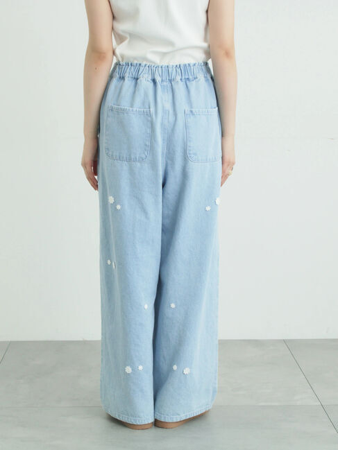 Samansa Mos2「3Dレースモチーフ付きパンツ」|その他|