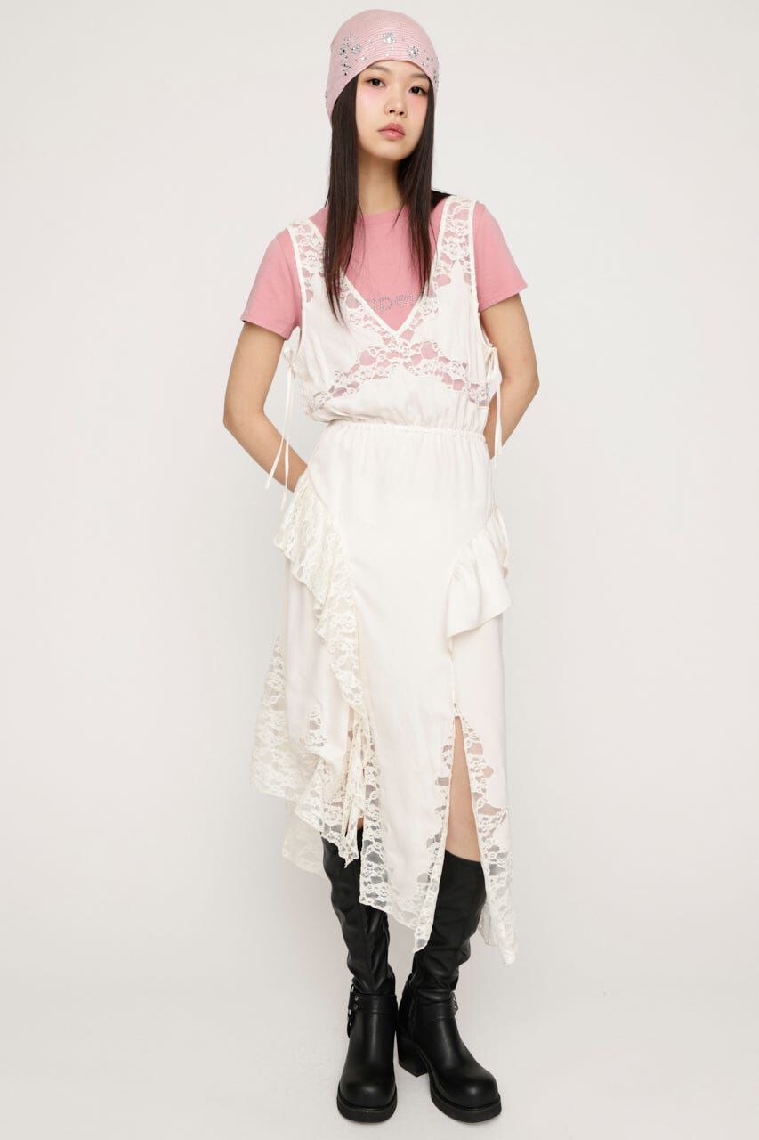 SLY「2WAY LACED SLIP OP スカート」|スカート|