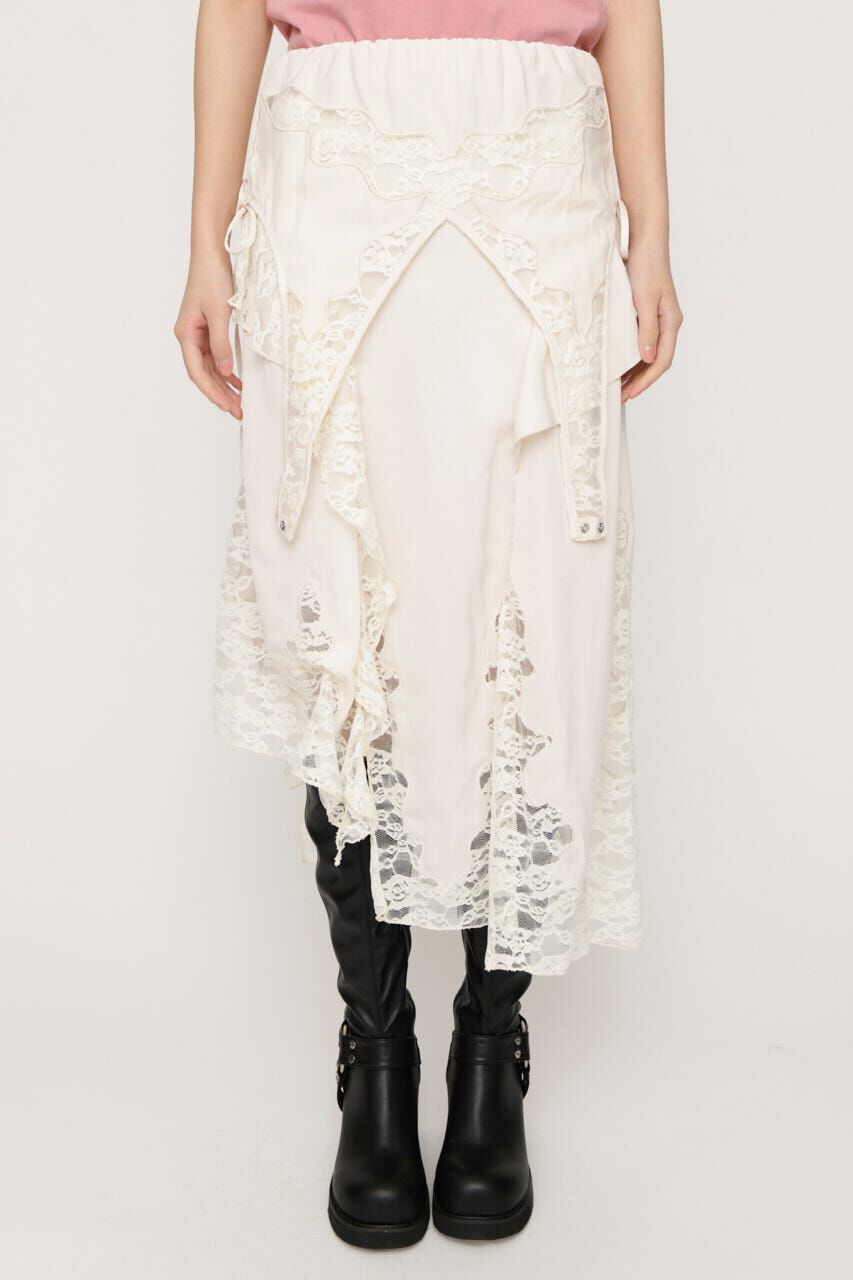 SLY「2WAY LACED SLIP OP スカート」|スカート|