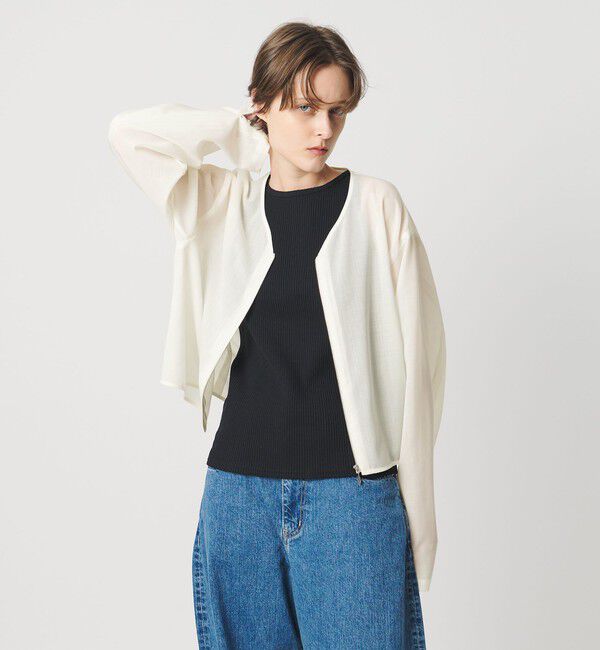 AEWEN MATOPH「＜AEWEN MATOPH＞シアージップジャケット」|テーラードジャケット|