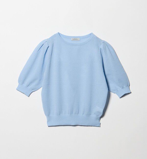 UNITED ARROWS green label relaxing「ハニカム タック スリーブ プルオーバー ニット」|ニット・セーター|