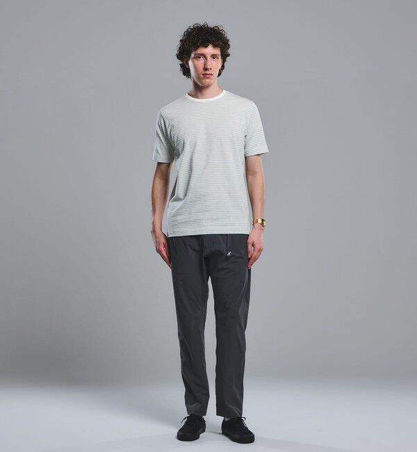 UNITED ARROWS green label relaxing「LONG FIBER COTTON ボーダー クルーネック 半袖 Tシャツ」|Tシャツ・カットソー|