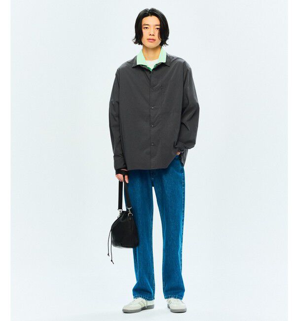 UNITED ARROWS green label relaxing「WONDER CLOTH ボックス シルエット 長袖 シャツ -ストレッチ・接触冷感・吸水速乾-」|シャツ・ブラウス|