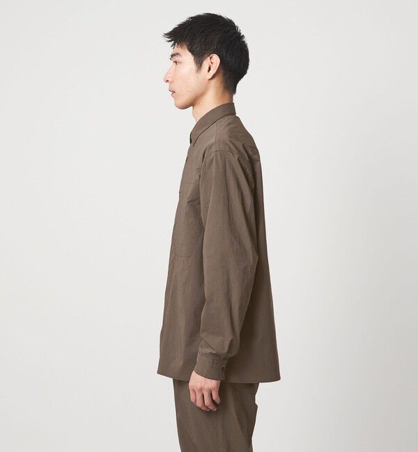 UNITED ARROWS green label relaxing「WONDER CLOTH ボックス シルエット 長袖 シャツ -ストレッチ・接触冷感・吸水速乾-」|シャツ・ブラウス|