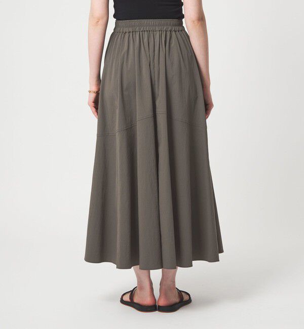 UNITED ARROWS green label relaxing「WONDER CLOTH ボリューム スカート マシンウォッシャブル ストレッチ 接触冷感 吸水速乾」|フレア|