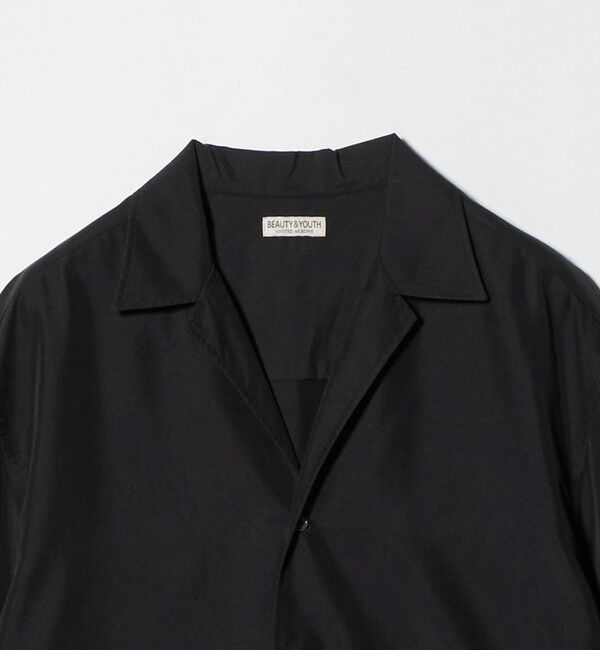 BEAUTY&YOUTH UNITED ARROWS「ドレーピー ディープ オープンカラー シャツ GRANDE型」|シャツ・ブラウス|