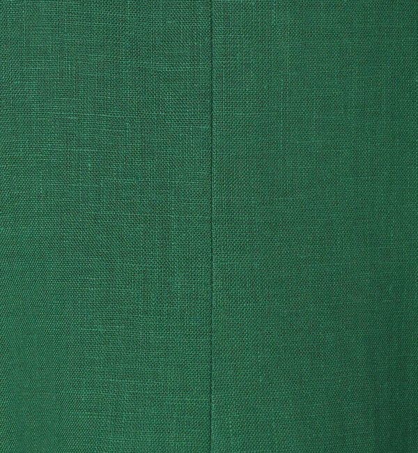 TOMORROWLAND collection「スムースリネン キーネックフレアワンピース」|ワンピース|