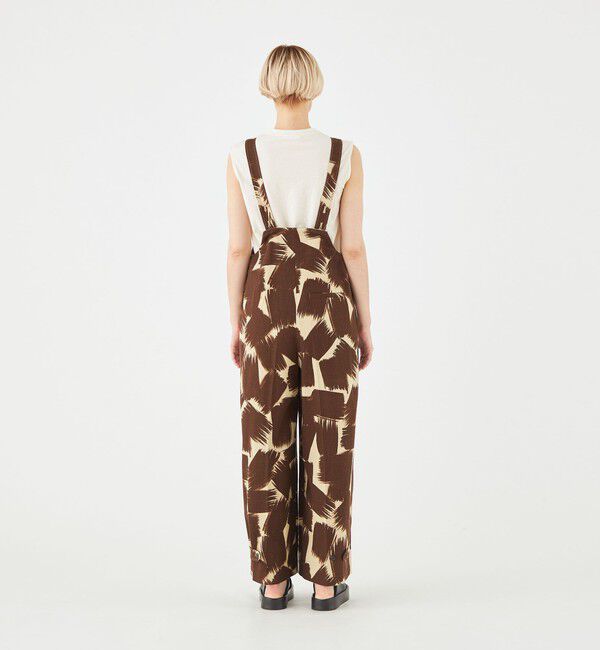 MACPHEE「コットンリネンプリペラ サロペット」|オールインワン|