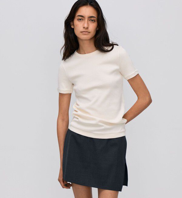 BACCA「スーピマコットン フライスハーフスリーブ」|Tシャツ・カットソー|