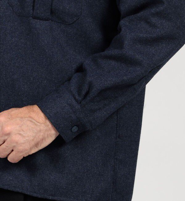 TOMORROWLAND MENS「【別注】GUY ROVER ポリエステルウール オーバーシャツ」|ブルゾン・スタジャン|