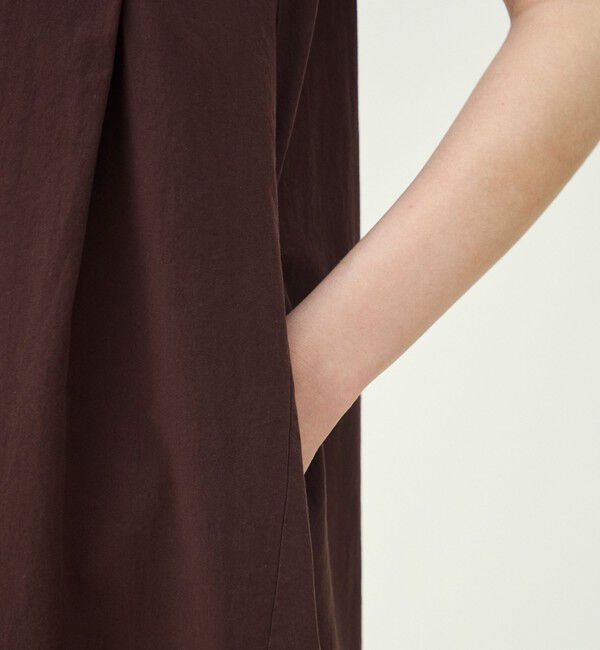 MACPHEE「【WEB先行予約】コットンタイプライター ノースリーブマキシワンピース」|ワンピース|