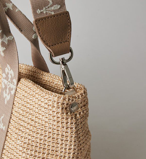  「ナイロンラフィアデイリーミニトートバッグ」|トートバッグ|