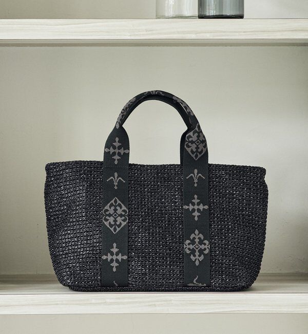  「ナイロンラフィアデイリーミニトートバッグ」|トートバッグ|