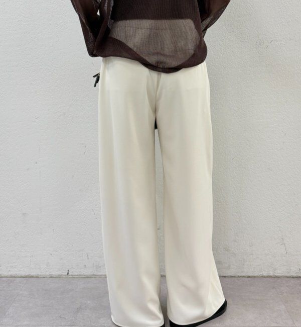  「イージーワイドタックパンツ」|チノ|