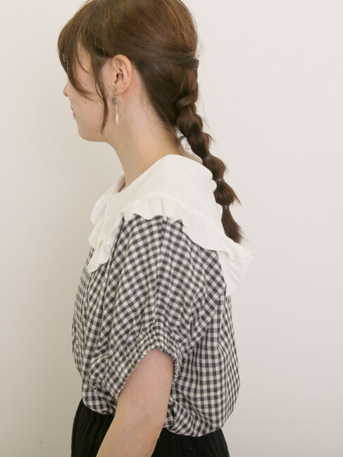 Samansa Mos2「セーラー襟Tシャツ」|Tシャツ・カットソー|