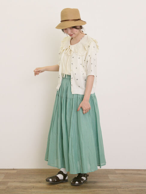 Samansa Mos2「セーラー襟Tシャツ」|Tシャツ・カットソー|