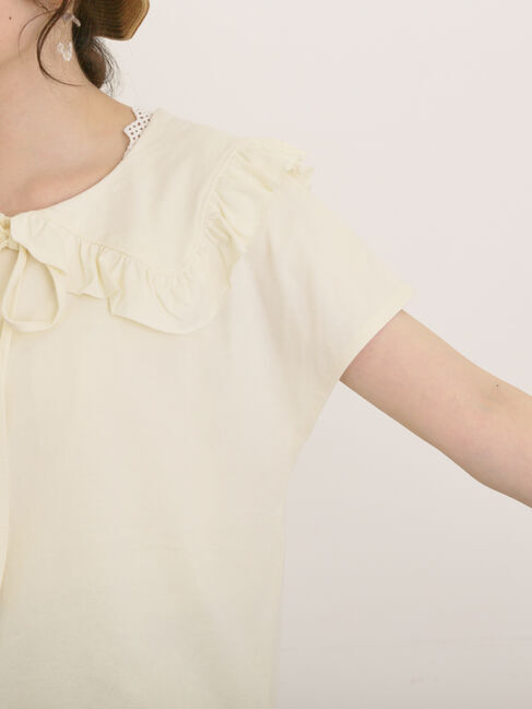 Samansa Mos2「セーラー襟Tシャツ」|Tシャツ・カットソー|