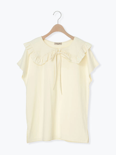 Samansa Mos2「セーラー襟Tシャツ」|Tシャツ・カットソー|