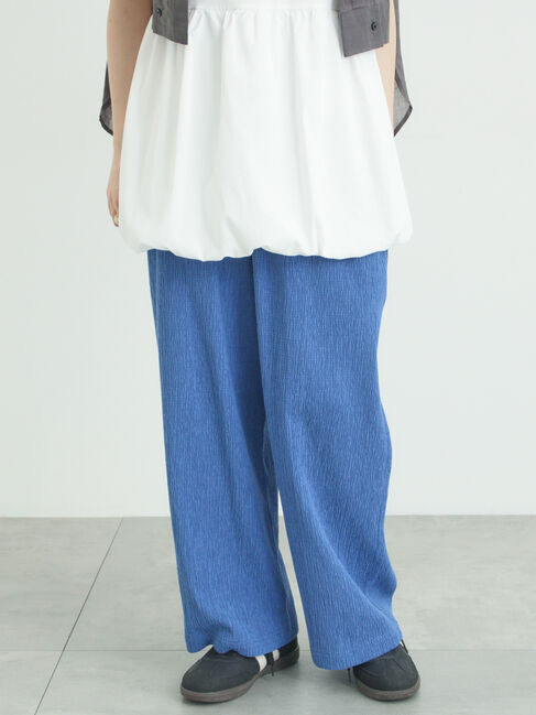 Samansa Mos2「【吸水速乾】イージーパンツ」|その他|ブルー