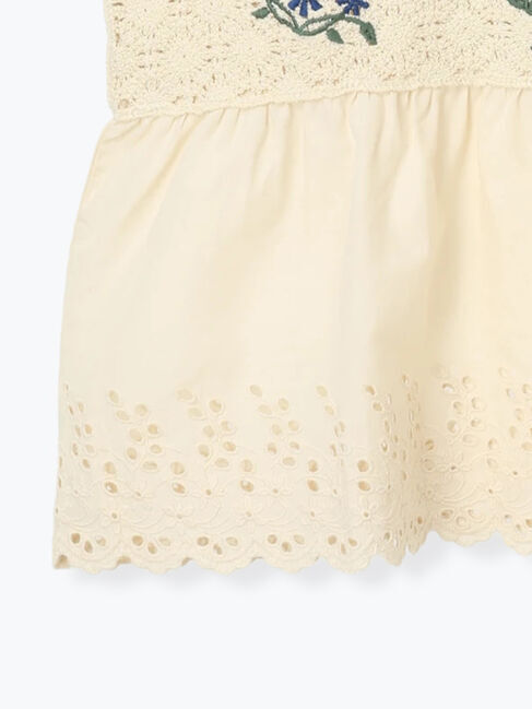 Samansa Mos2「ニットドッキングレースビスチェ」|ダウンベスト・ベスト|