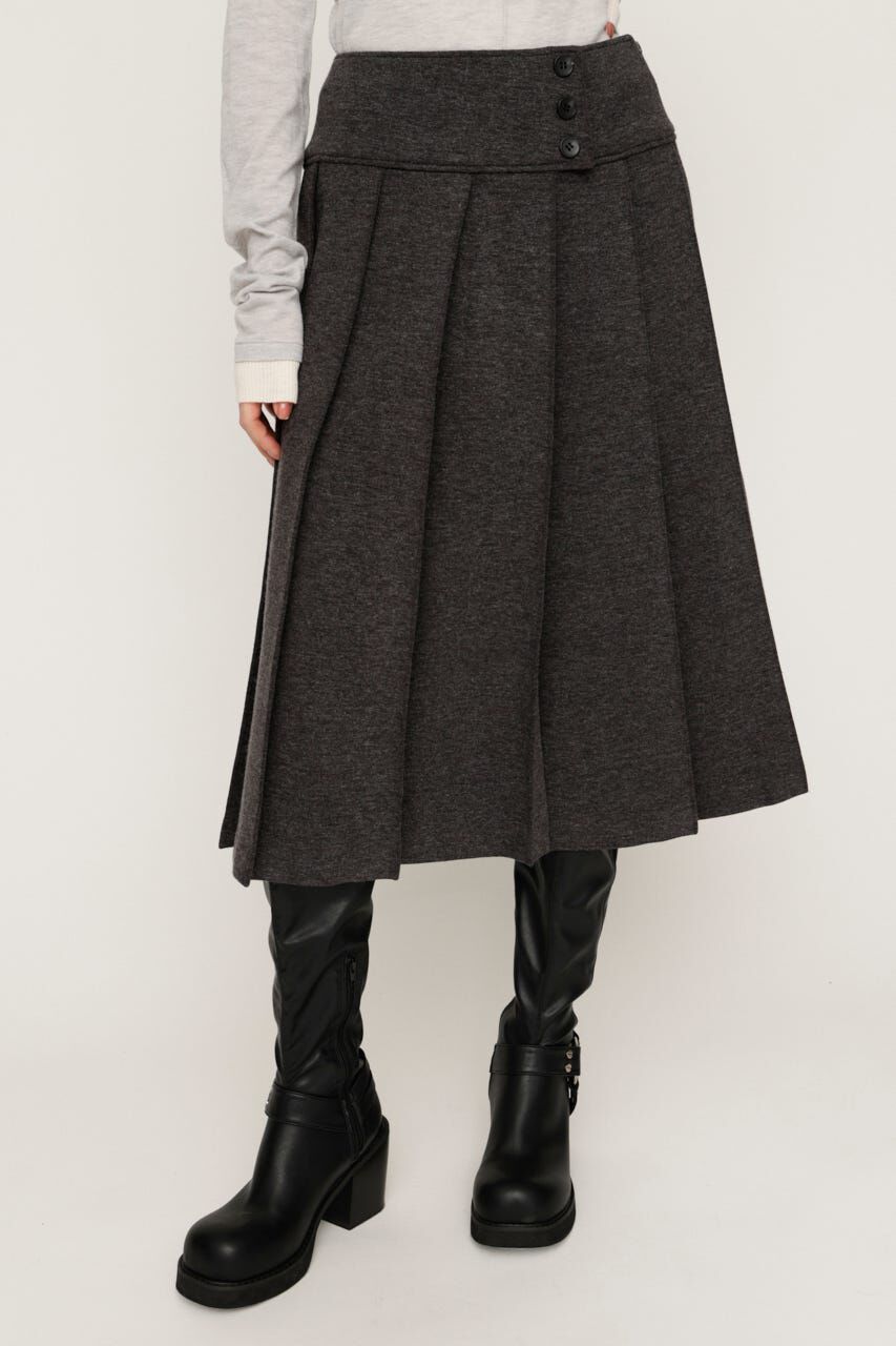 SLY「KNITTING PLEATS スカート」|スカート|T.GRY
