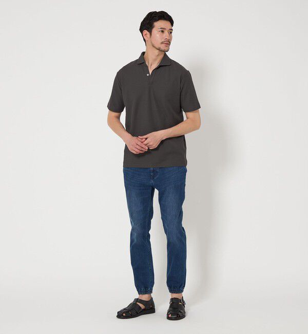 BEAUTY&YOUTH UNITED ARROWS「【WEB限定 WARDROBE SMART】ステイ クリーン ピケ スキッパー ポロシャツ【抗菌防臭】」|ポロシャツ|