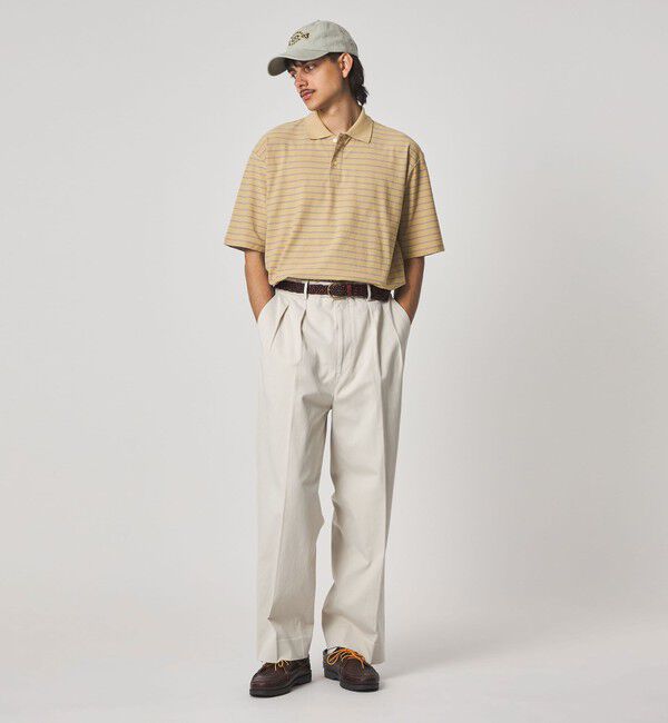 STEVEN ALAN「＜Steven Alan＞ ツイスト ボーダー ポロシャツ」|ポロシャツ|