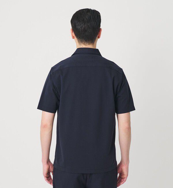 BEAUTY&YOUTH UNITED ARROWS「【WEB限定 WARDROBE SMART】クール ハイゲージ モクロディ スキッパー ポロシャツ【抗菌防臭・接触冷感】」|ポロシャツ|