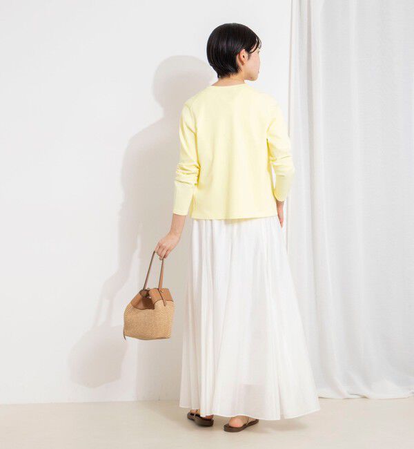 NOLLEY'S sophi「ウォッシャブルシアーボリュームフレアロングスカート」|フレア|