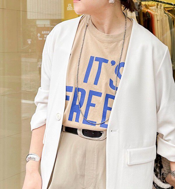 Rie Miller「【GULFCOAST SPORTSWEAR/ガルフ コースト スポーツウェア】別注プリントＴシャツ」|Tシャツ・カットソー|ブラウンベージュ系3