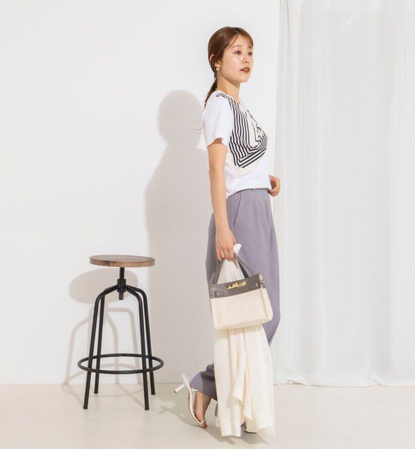 NOLLEY'S「ウォッシャブルスカーフTシャツ」|Tシャツ・カットソー|