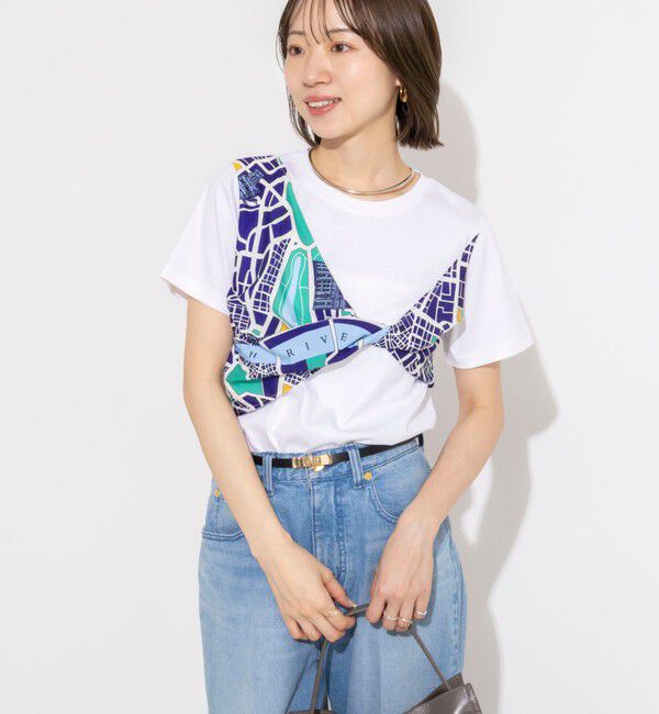 NOLLEY'S「ウォッシャブルスカーフTシャツ」|Tシャツ・カットソー|