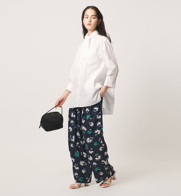 UNITED ARROWS「リボン ボウタイ チュニック シャツ」|シャツ・ブラウス|