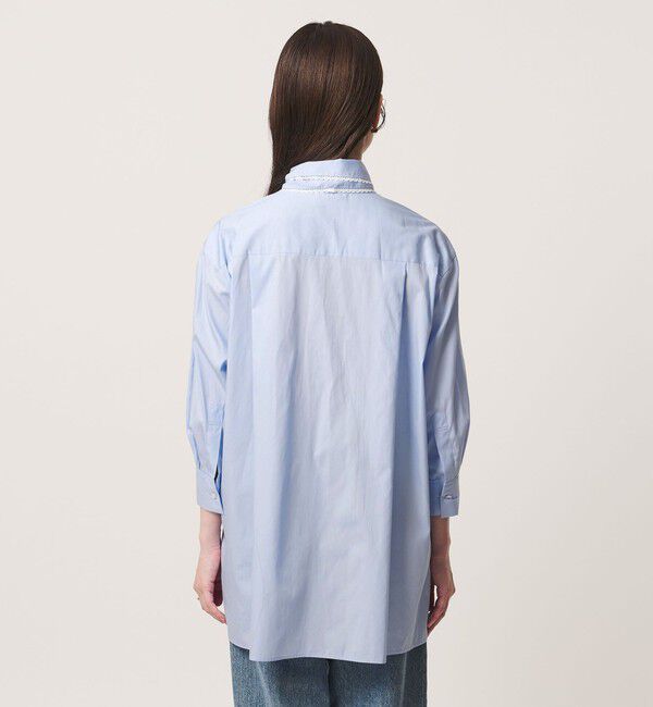 UNITED ARROWS「リボン ボウタイ チュニック シャツ」|シャツ・ブラウス|