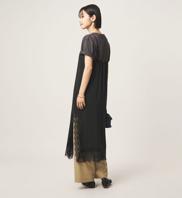 UNITED ARROWS green label relaxing「レース Vネック キャミソール ワンピース」|ワンピース|