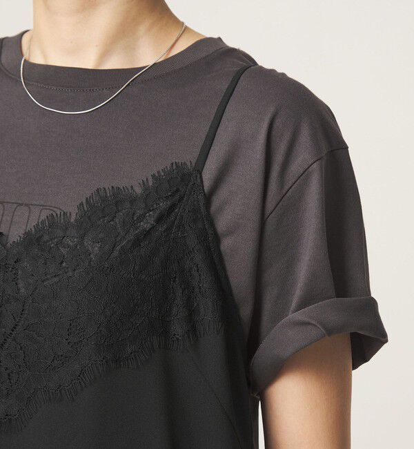 UNITED ARROWS green label relaxing「レース Vネック キャミソール ワンピース」|ワンピース|