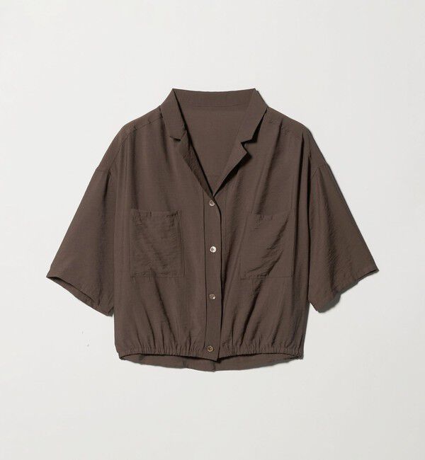 UNITED ARROWS green label relaxing「【WEB限定】＜at ease＞ポケット オープンカラー シャツ」|シャツ・ブラウス|