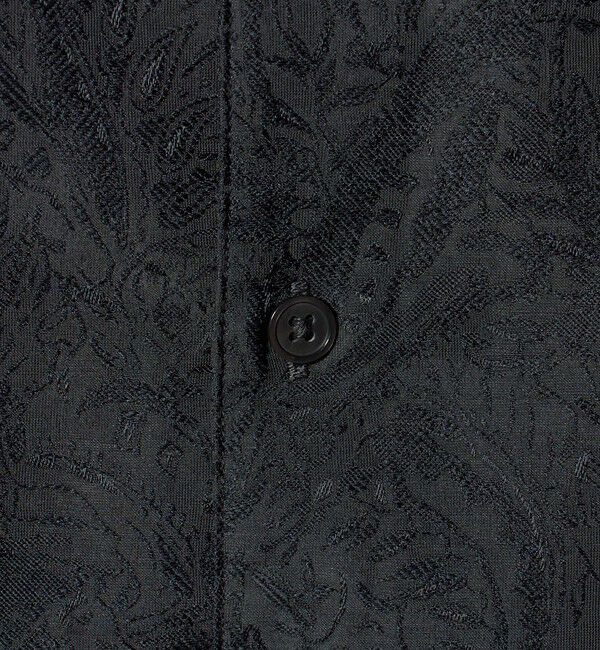 UNITED ARROWS green label relaxing「リネンライク ジャガード オープンカラー 半袖 シャツ」|シャツ・ブラウス|